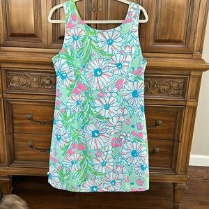 Lilly Pulitzer Zip Back Bright Floral Dress